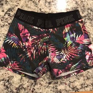 Pink Victoria’s Secret patterned shorts